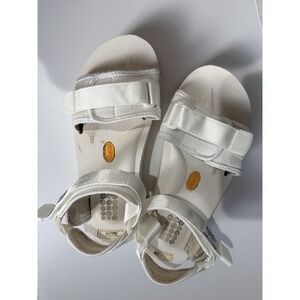 Suicoke Women's White Flipflops Size 8 Comfort Vibram Soles Adjustable Straps Q